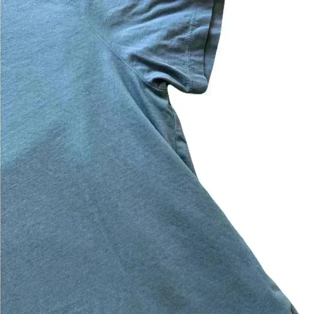 Women's ASOS Blue Short Sleeve T Shirt Size Large Cotton Casual Lightweight - Picture 3 of 6